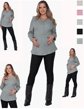 SWETER FM LANILLA LABRADA ABOTONADA  PARA AMAMANTAR. QUE SERÁ