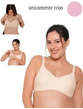 A252 ROSA CORPIÑO PARA AMAMANTAR SIN COSTURA. QUE SERA