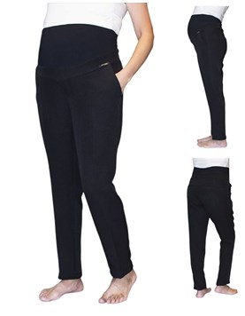 PANTALON DE VESTIR RECTO TELA PANTALONERA CON FAJA ELASTIZADA EN PANZA. QUE SERA
