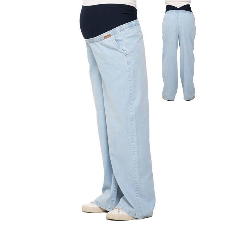 PIJAMERO JEAN CELESTE CON FAJA CRUZADA. QUE SERA