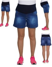 SHORT JEAN CLASICO CON FAJA. QUE SERA