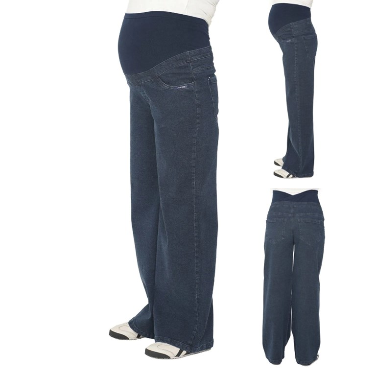 JEAN FM SPX WIDE CON FAJA CRUZADA ESP. AZUL. QUE SERA