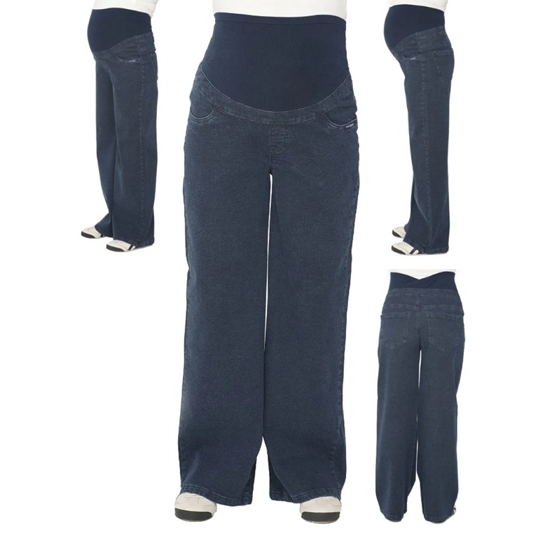 JEAN FM SPX WIDE CON FAJA CRUZADA ESP. AZUL. QUE SERA