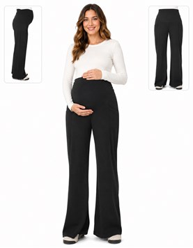 PANTALON PALAZO LANILLA ELATIZADO CON PINZA Y BOLSILLO. QUE SERA