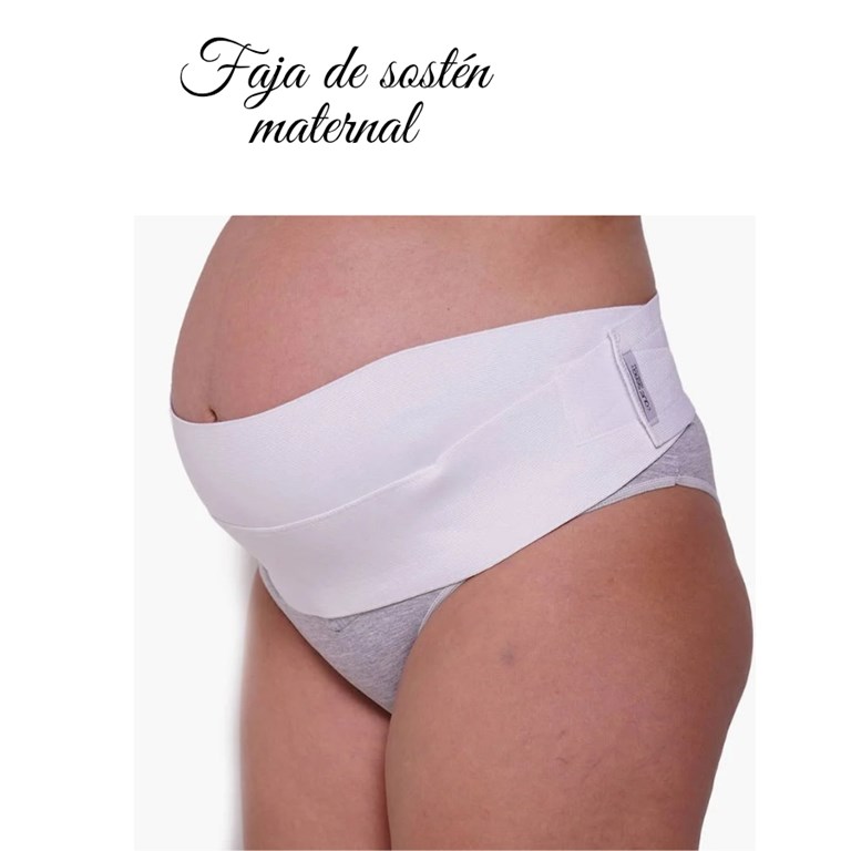 Faja de sostén maternal COLOR BLANCO. Que Sera?