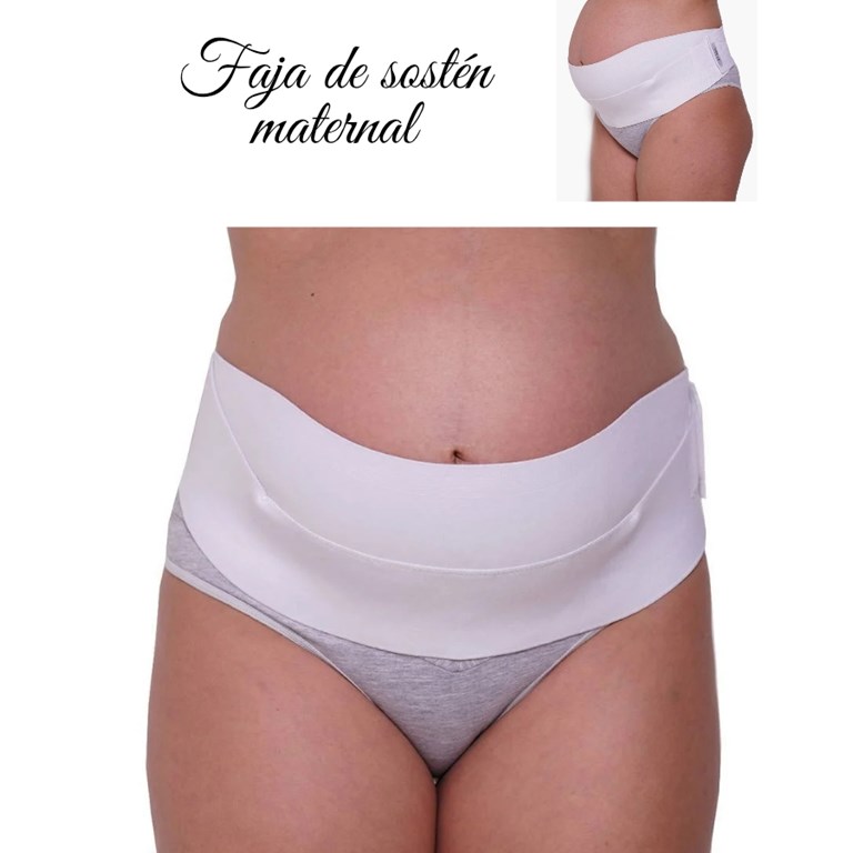 Faja de sostén maternal COLOR BLANCO. Que Sera?