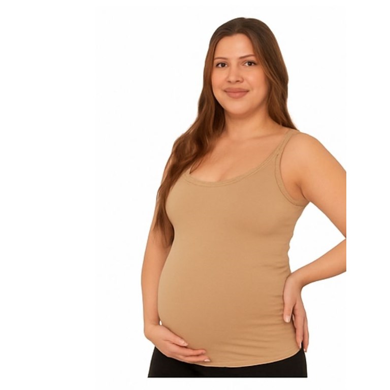 A325 PIEL CAMISETA PARA AMAMANTAR SIN COSTURA CON BRETELE. QUE SERA