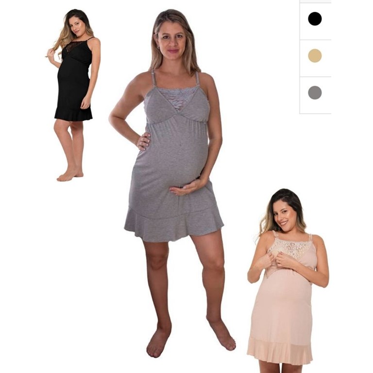 Camison de modal con encaje al tono en el escote, ganchos desmontables en hombro. Que sera