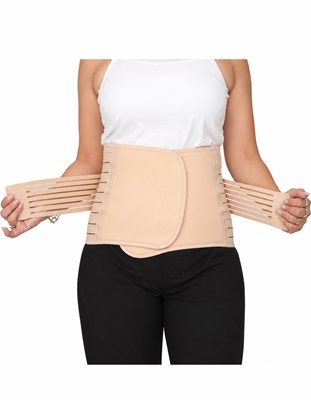 FAJA POST PARTO CON DOBLE AJUSTE ANATOMICA. ABROJO AFELPADO. QUE SERA