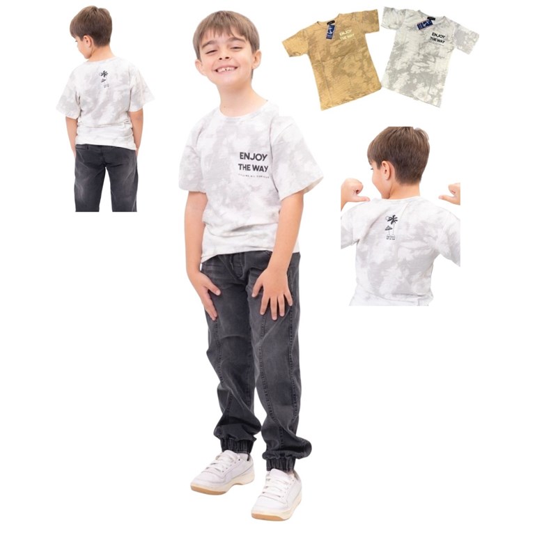REMERA MANGA CORTA ESTAMPA 'ENJOY THE WAY'. POPEYE