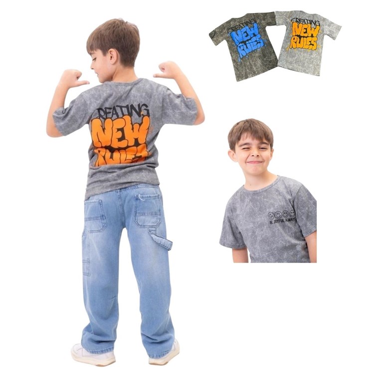 REMERA MANGA CORTA ESTAMPA 'JOYFULL. POPEYE