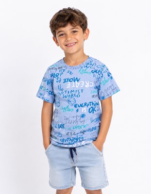 REMERA MANGA CORTA ESTAMPA GRAFITIS. POPEYE