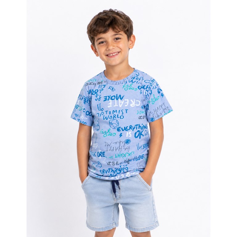 REMERA MANGA CORTA ESTAMPA GRAFITIS. POPEYE