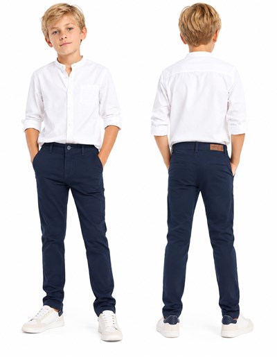A3000 GRIS PANTALON GABARDINA ELASTIZADA  CON REGULADOR ADRENTRO. POPEYE