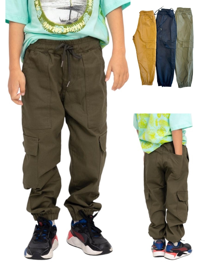 PANTALON JOGGER GABARDINA CARGO PARA NENE POPEYE America Bebes