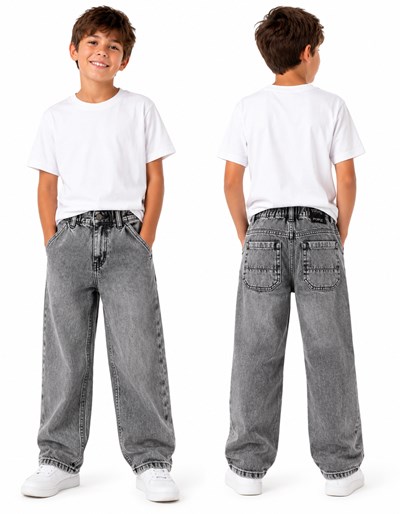 JEAN BAGGI SKATER NEGRO NEVADO. POPEYE
