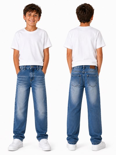 JEAN CLASICO AZUL GASTADO. POPEYE