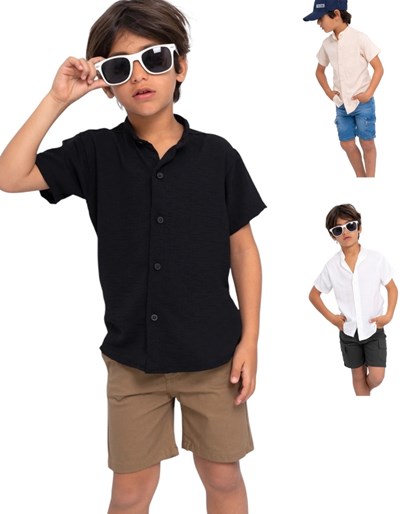 CAMISA MANGA CORTA LINO POPEYE