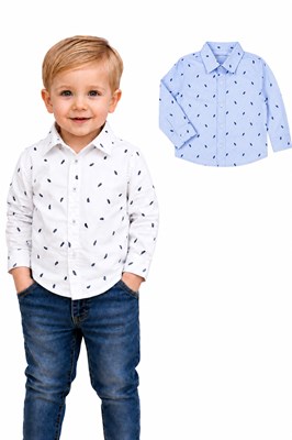 CAMISA MANG ALRGA PARA BEBE ESTAMPA PLUIMITAS. POPEYE