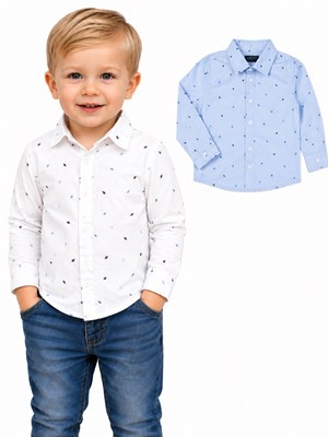 CAMISA MANGA LARGA PARA BEBE ESTAMPA PLUMITA DOBLE. POPEYE