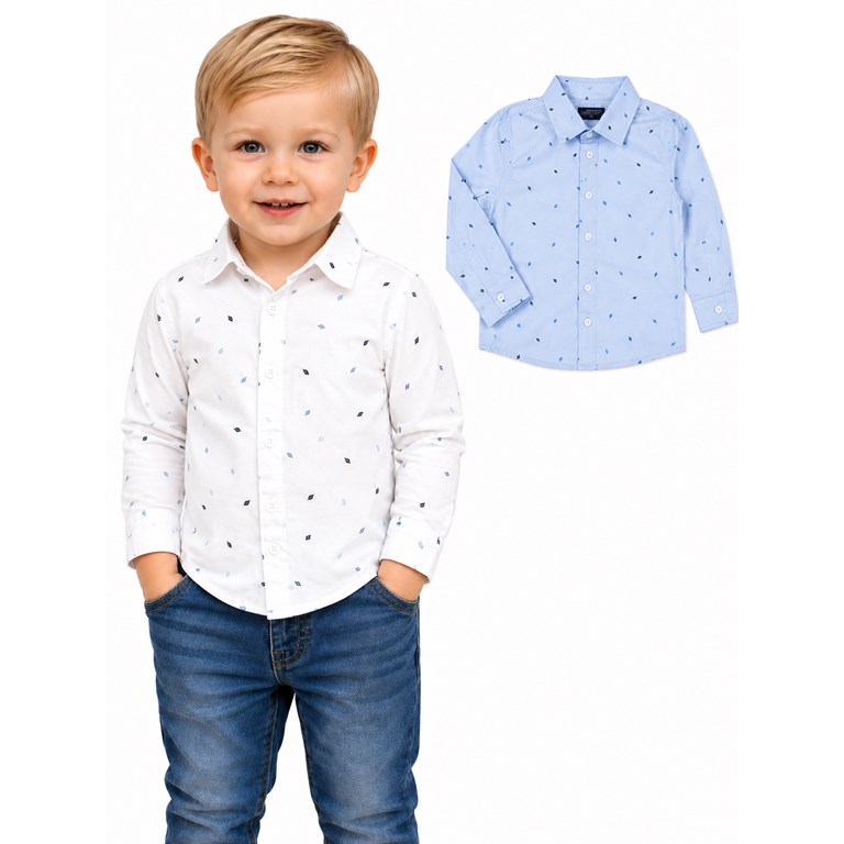 CAMISA MANGA LARGA PARA BEBE ESTAMPA PLUMITA DOBLE. POPEYE
