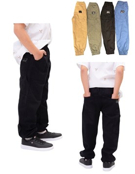 JOGGER BAGGI PLAQUE CARPINTERO DE GABARDINA. POPEYE