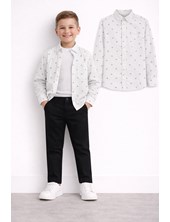 Camisa nene manga larga estampa tijeras.Popeye