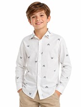 Camisa de nene manga larga rayos.Popeye