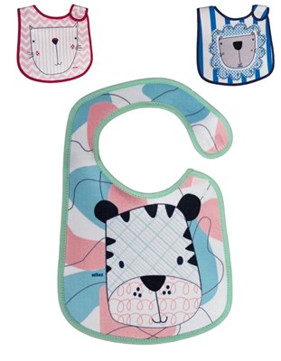 BABERO MEDIANO CON ABROJO VARIAS ESTAMPAS MIBES
