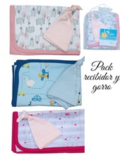 RECIBIDOR DOBLE SUBLIMADO CON GORRITO MIBES