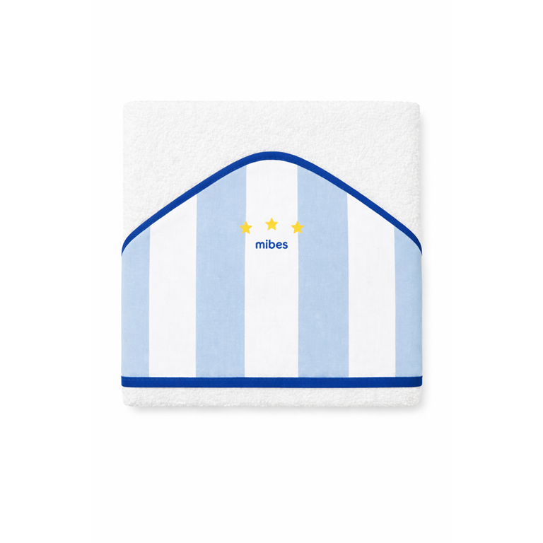 TOALLON CON CAPUCHA SUBLICADO MUNDIAL ARGENTINA. MI BES