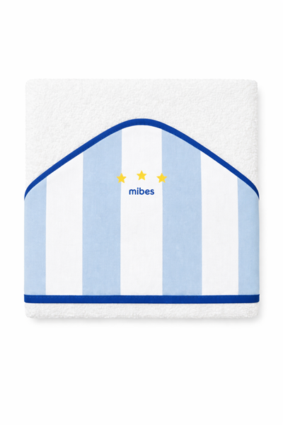TOALLON CON CAPUCHA SUBLICADO MUNDIAL ARGENTINA. MI BES