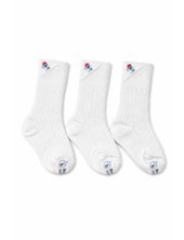 Media de algodon rayado.Boyita