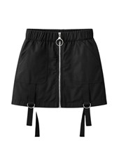 Pollera de microfibra con tiras de cinta gross.Baby way