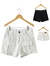 Short de nena en gabardina.Baby way