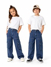 PANTALON DE JEAN CARGO UNISEX. BABY WAY