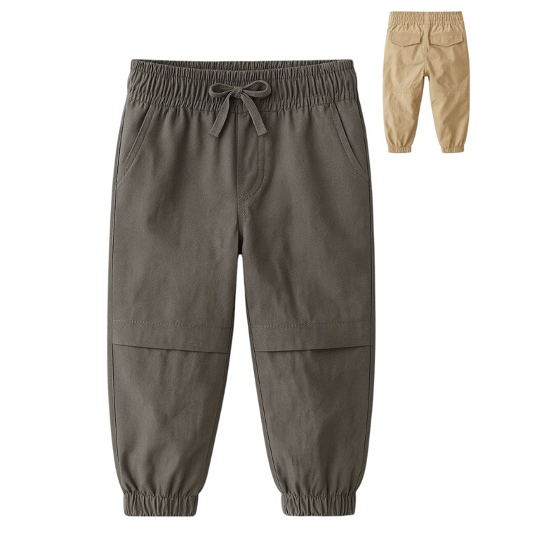 PANTALON DE GABARDINA PARA BEBE CON BOLSILOS. BABY WAY