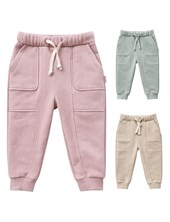 PANTALON D EFRISA PARA BEBA CON RECORTES Y BOLSILLOS. BABY WAY