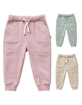 PANTALON D EFRISA PARA BEBA CON RECORTES Y BOLSILLOS. BABY WAY