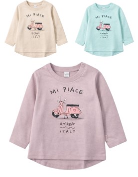 REMERA MANGA LARGA PARA BEBA ESTAMPA MOTOCICLETA. BABAY WAY