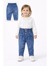 PANTALON DE JEAN DENIM PARA BEBA. BABY WAY