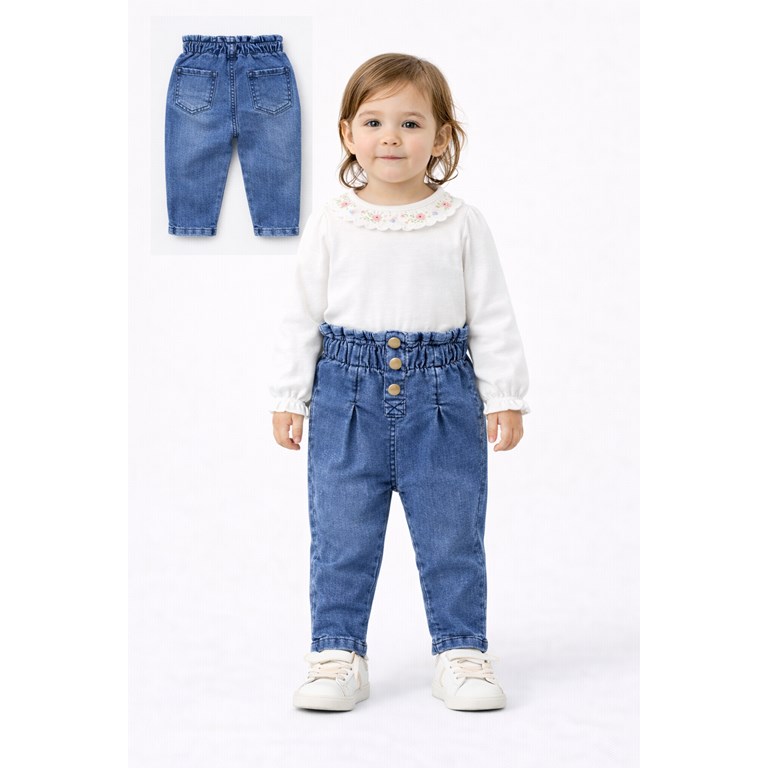 PANTALON DE JEAN DENIM PARA BEBA. BABY WAY