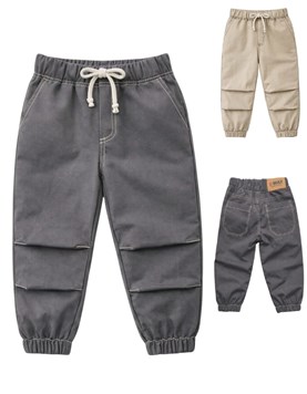 Pantalón de bebé de gabardina 'Paper touch'. Baby Way