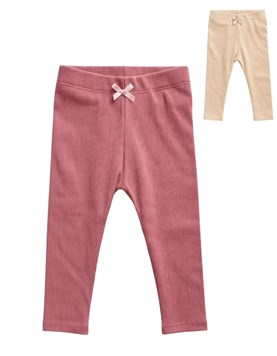 Calza de beba de morley con moño de cinta de raso. Baby Way