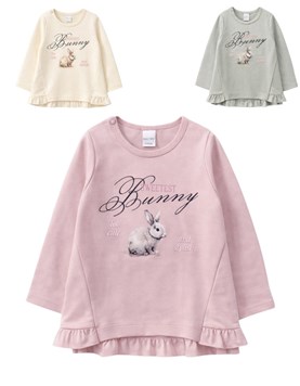 Remera de beba manga latga con estampa. Baby way