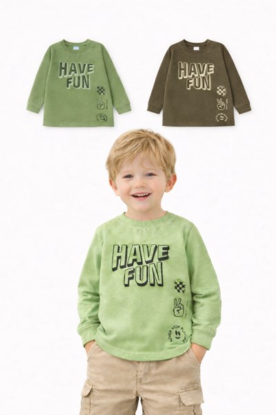 REMER AMANGA LARGA CON PUÑO PARA BEBE, ESTAMPA 'HAVE FUN'. BABY WAY