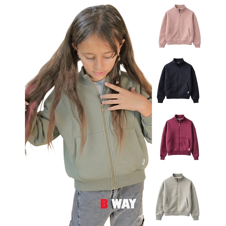 Campera de frisa con bolsillos de nena. Baby Way