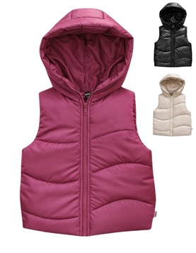 Chaleco de siré de nena con capucha. Baby Way