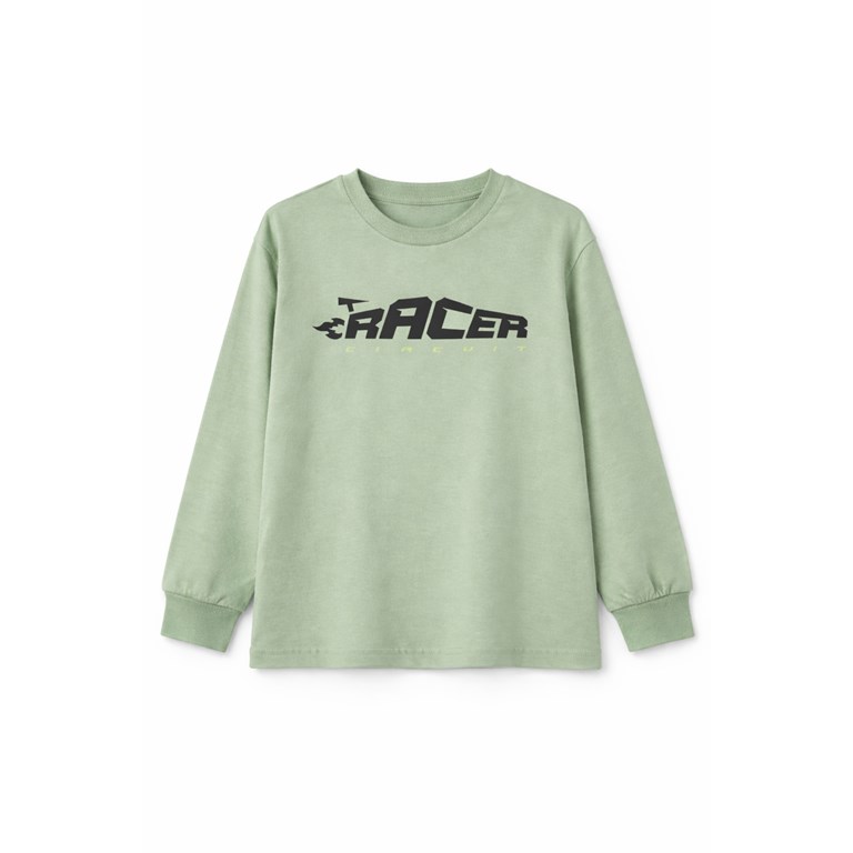 REMERA PARA NENE MANGA LARGA ESTAMPA 'RACER'. BABY WAY