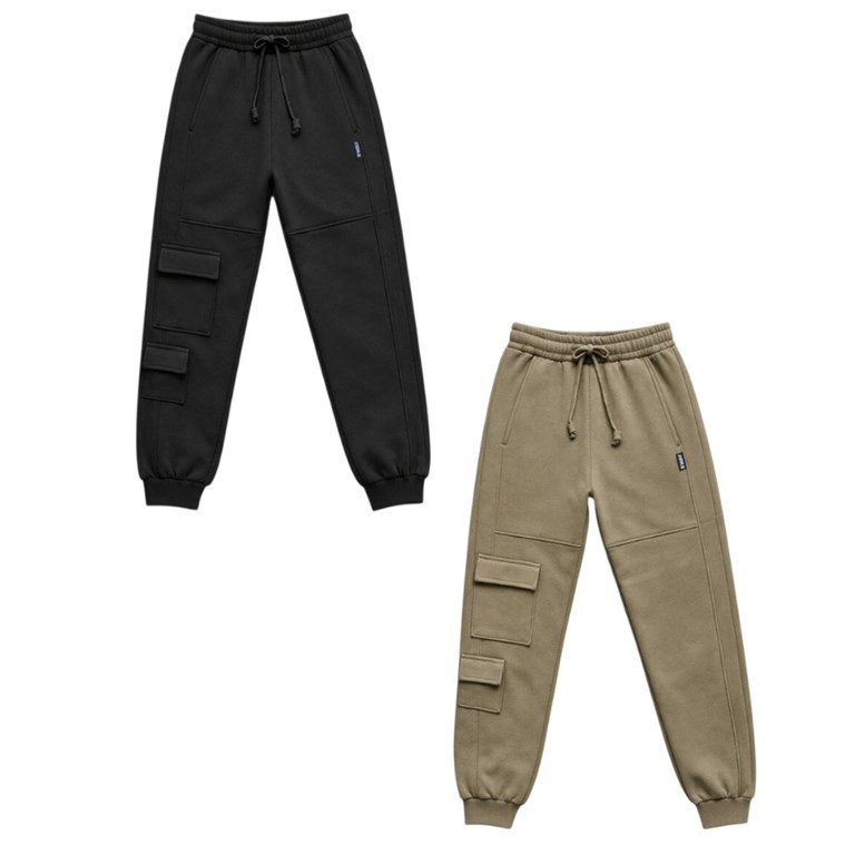 PANTALON DE FRISA CARGO PARA NENE. BABY WAY